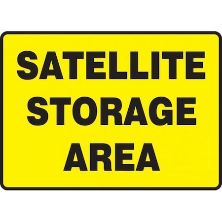 OSHA SAFETY SIGN SATELLITE STORAGE MCHL593XL